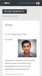 Mobile Screenshot of chetanpatil.info